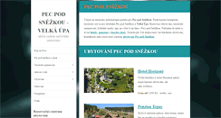 Desktop Screenshot of pecpodsnezkou-turistika.cz