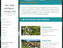 Tablet Screenshot of pecpodsnezkou-turistika.cz